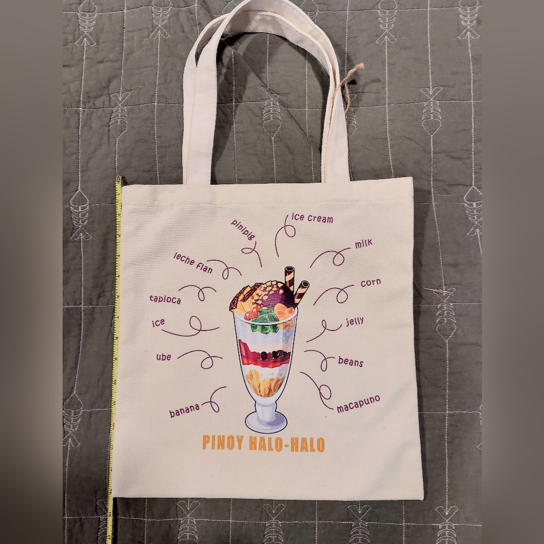 Pinoy HaloHalo Canvas Tote Bag